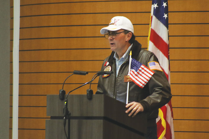 Saying thank you to Alvin's veterans